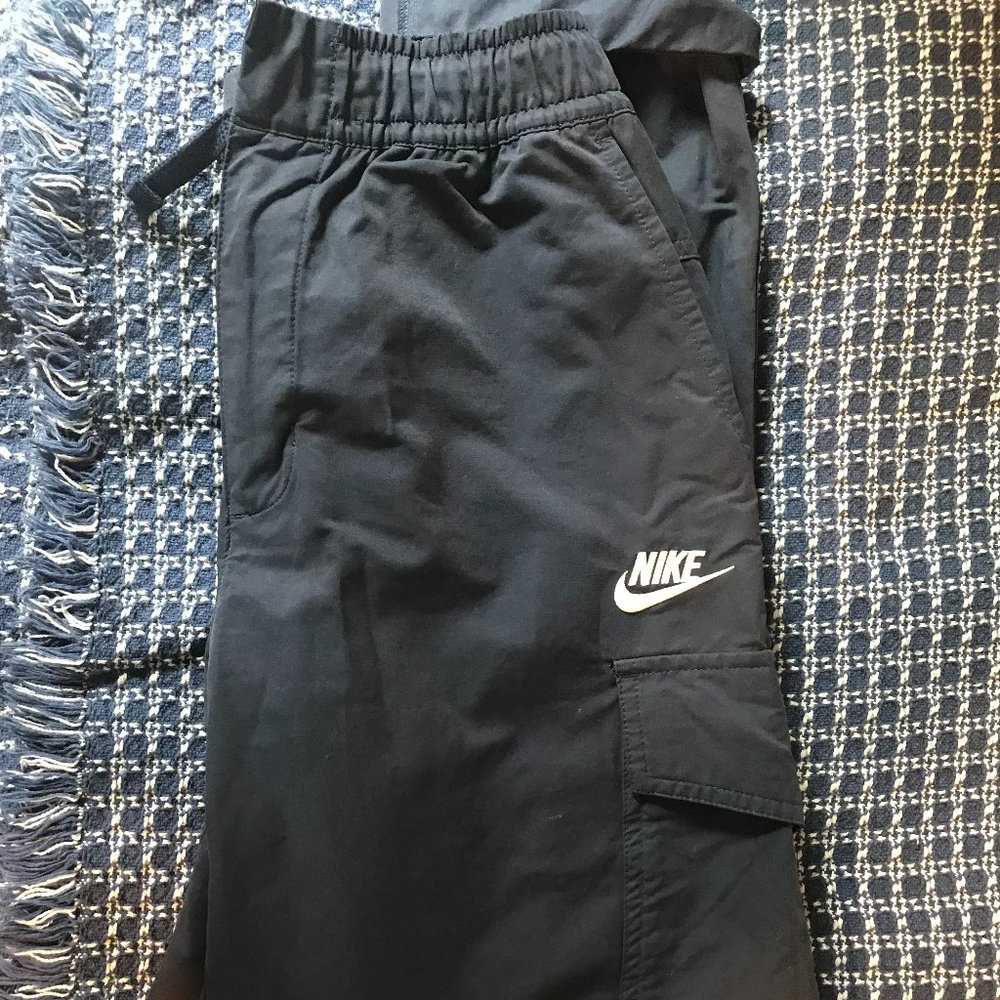 Navy Blue Cargo Nike Pants
